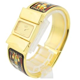 Hermès-Hermès LOQUE Gold Plated Women's Wristwatch-Other