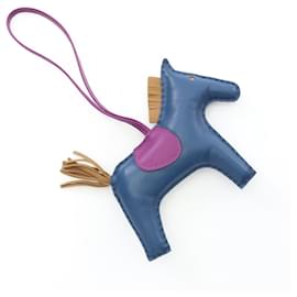 Hermès-Hermes Hermès Rodeo GM Ultra Violet Craft Charm-Brown,Blue,Other,Purple