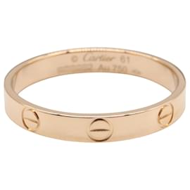 Cartier-Cartier Mini Love Ring in 18K Pink Gold-Golden