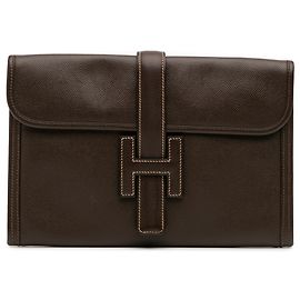 Hermès Marrone Epsom Jige PM Marrone Marrone scuro