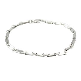 Pulsera Cartier Santos en oro blanco de 18K Plata