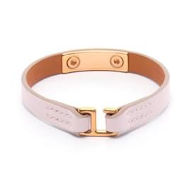 Hermès-Hermes Rival Mini Mauve Pale Bracelet-Brown,Pink,Golden