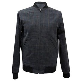 Apc Giacca bomber a quadri con zip A.P.C. x Louis W. in cotone nero Nero