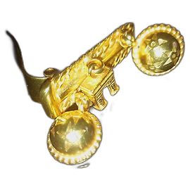 Broche Céline Vibrage Arc de Triomphe Planet Charms Dorée Doré