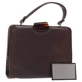 Autre Marque BOTTEGA VENETA Borsa a Mano Pelle Marrone Oro Auth 131734 Marrone D'oro