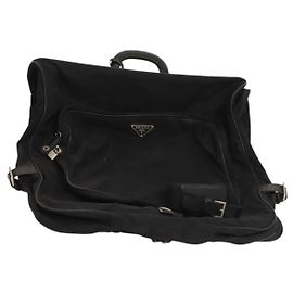 PRADA Garment Cover Nylon Black Auth bs27926 Black