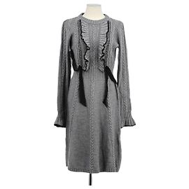 Manoush Grey wool dress Grey