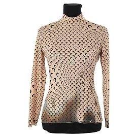 Marine Serre Top beige Beige