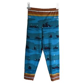 Hermès Summer Lycra Pants Green Blue Multiple colors