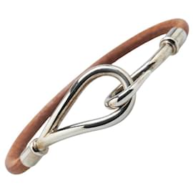 Hermès-Hermes Jumbo Leather Bracelet-Brown