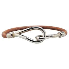 Hermès-Hermes Jumbo Leather Bracelet-Brown