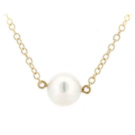 Colar de Pérolas Mikimoto Au750 Dourado