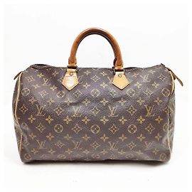 Louis Vuitton Speedy 35 Dark Brown Fur Handbag Dark brown