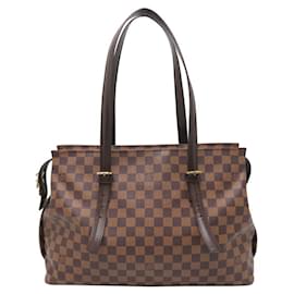 Louis Vuitton-Louis Vuitton Chelsea Women's Tote Bag-Brown,Damier ebene