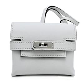 Hermès-Hermes Kelly Festival W Stamp 2024 Handbag Charm-White
