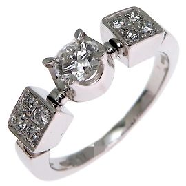 Bulgari Anello da Donna Lucia Bvlgari con Diamante da 0,30 ct D'oro