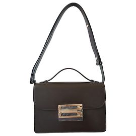 Victoria Beckham Dorian Marron foncé