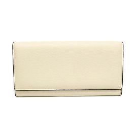 Valextra Removable 12 Card Holder V9L15 Long Wallet Eggshell