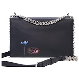 Dior-Dior Black Medium Calfskin Paradise Diorama Flap-Black