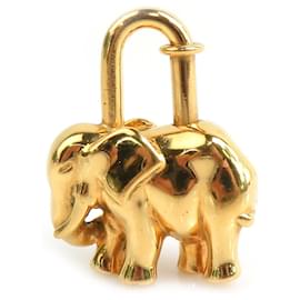 Hermès-Hermes Cadena Charm - Elephant Motif-Golden