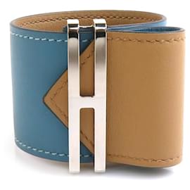 Hermès-Hermes Elan Charm Bracelet-Brown,Silvery,Blue