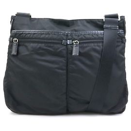 Prada Nylon Shoulder Bag Black