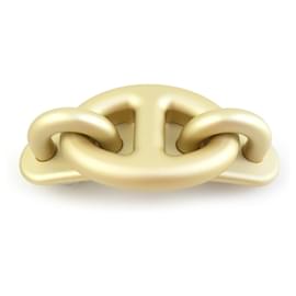 Hermès-Hermes Chaine d'Ancre Barrette Hair Accessory-Golden