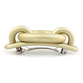 Hermès-Hermes Chaine d'Ancre Barrette Hair Accessory-Golden