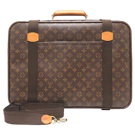 Sac de transport Monogram Satellite 53 de Louis Vuitton Marron Autre Monogramme