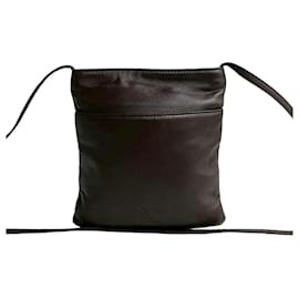 Loewe-Loewe Anagram Nappa Leather Shoulder Bag-Brown