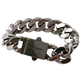Pulseira de charme prateada Yves Saint Laurent Prata