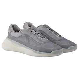 Prada-Prada America's Cup Re-Nylon and bike fabric sneakers-Grey