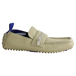 Burberry-Beige leather loafers-Beige