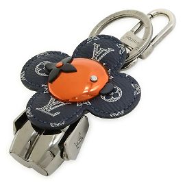 Louis Vuitton Monogram Ink Porte-Clés Vivienne Keychain Navy blue