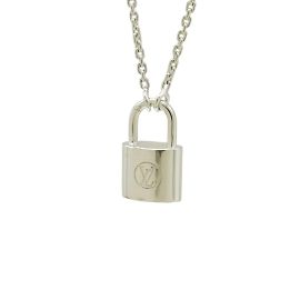 Louis Vuitton Silver Lockit UNICEF Halskette Silber