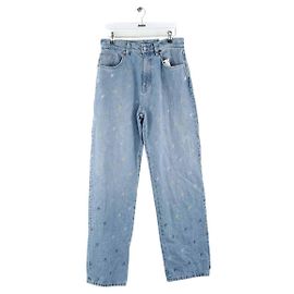 Axel Arigato Jeans rectos de algodón azul Azul
