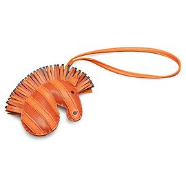 Hermès Zigzag Savane Agneau Milo Bag Charm Brown Other