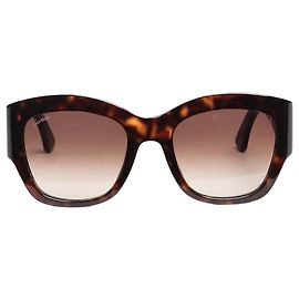 Braune C de Cartier Sonnenbrille Braun