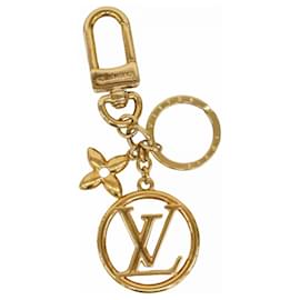 Louis Vuitton-Louis Vuitton Gold Keyring Bag Charm-Golden