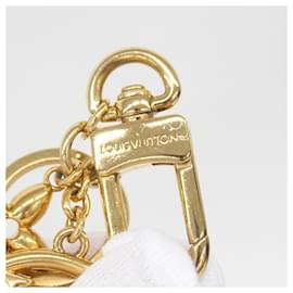 Louis Vuitton-Louis Vuitton Gold Keyring Bag Charm-Golden