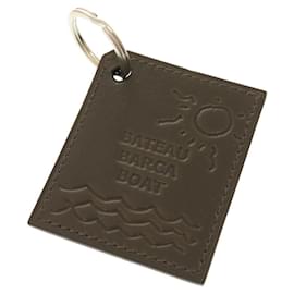 Hermès-Hermès BATEAU BARCA BOAT Keyring-Khaki