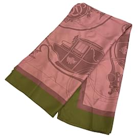 Hermès-Hermès Carré 140 EX-LIBRIS Scarf in Pink-Pink