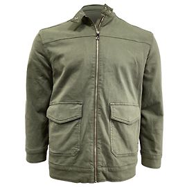Giacca Henry Stretch Anine Bing in cotone verde Verde Verde oliva