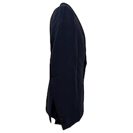 Ermenegildo Zegna-Ermenegildo Zegna Blazer in Navy Blue Wool-Blue,Light blue