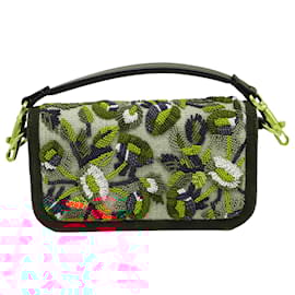 Valentino Garavani-Valentino Garavani Locò Small Jacquard Shoulder Bag in Multicolor Canvas-Multiple colors