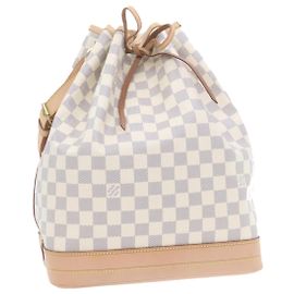 LOUIS VUITTON Borsa a Spalla Noe Damier Azur N42222 LV Auth 21577SV Altro