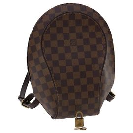 LOUIS VUITTON Sac à Dos Ellipse Damier Ebene SP Commande LV Auth 23689SAV Damier ebène