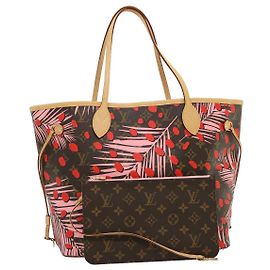 LOUIS VUITTON Borsa Tote Neverfull MM Monogram Jungle Dot M41979 LV Auth 67490SV Monogramma