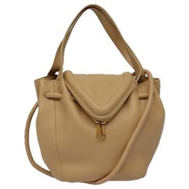 BOTTEGA VENETA Handtasche aus Leder 2 in 1 Beige Auth hk1443V Beige
