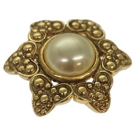 Broche CHANEL Métal Doré CC Auth bs17053V Autre